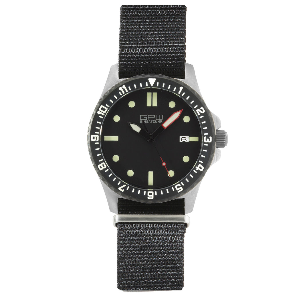 German Military Titanium Automatic Watch. GPW Date. 200M W/R. Sapphire ...