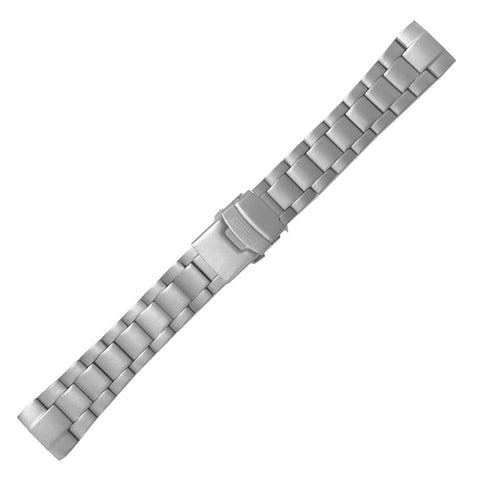 GPW® Solid Titanium Link Bracelet with Surgical Steel Double Lock Buck